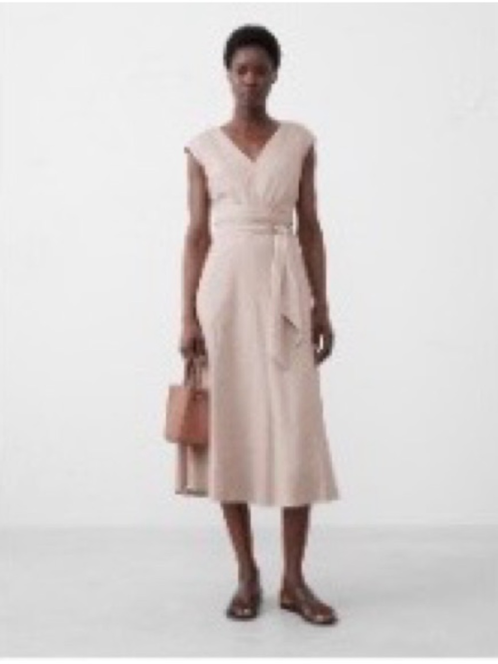 Banana Republic Linen-Blend Dress w/ pockets, lined